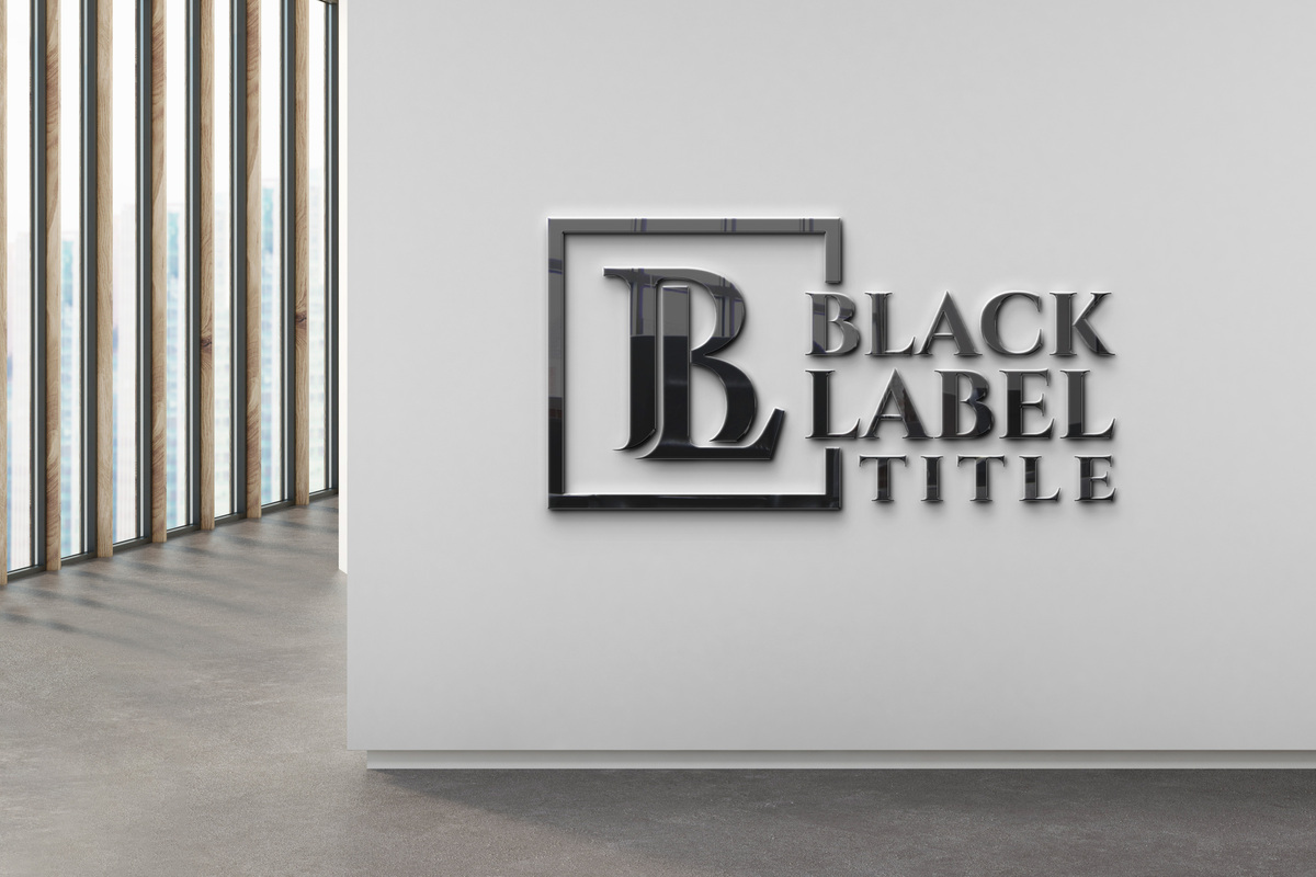 Black Label Title Black Wall